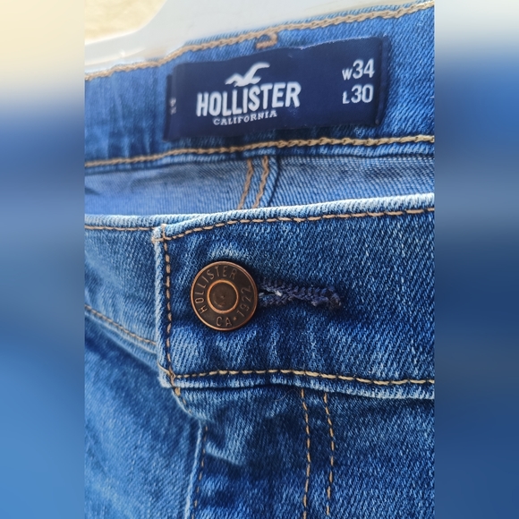 Hollister epic flex slim straight jeans made in Mexico - Picture 12 of 17